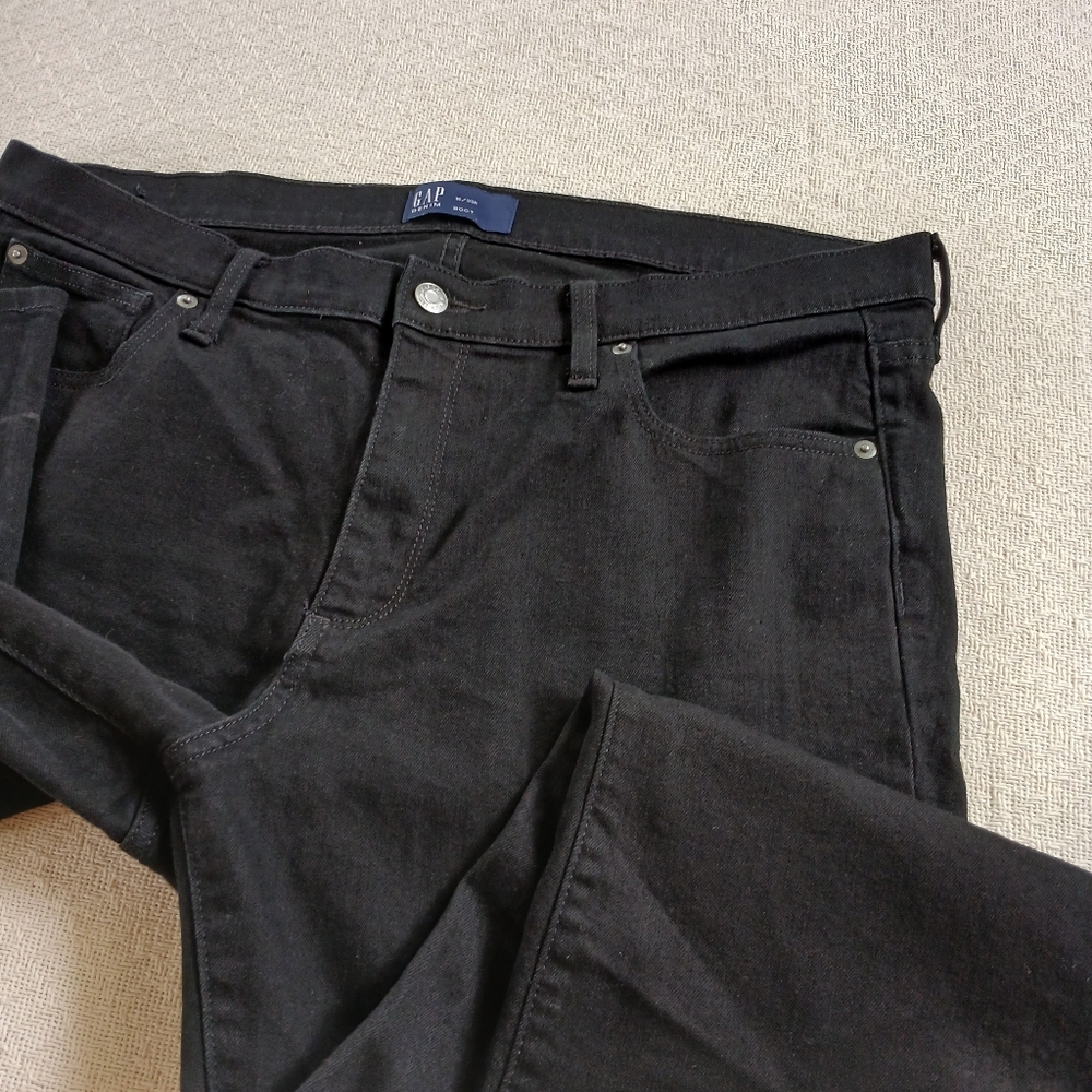 gap ♡ bootcut jeans black 16 33 - Picture 3 of 7